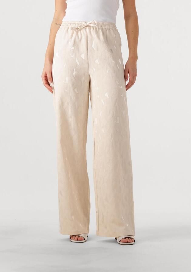 AMAYA Amsterdam straight high waist broek beige - Foto 4