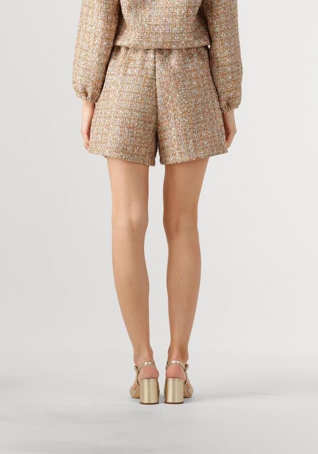 AMAYA Amsterdam straight high waist casual short geel - Foto 2