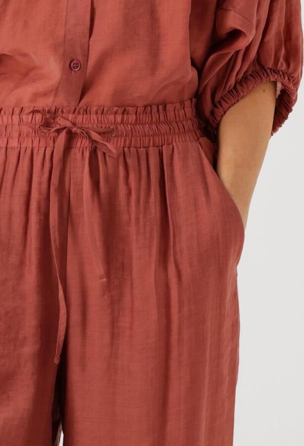 AMAYA Amsterdam straight regular waist broek oudroze - Foto 2