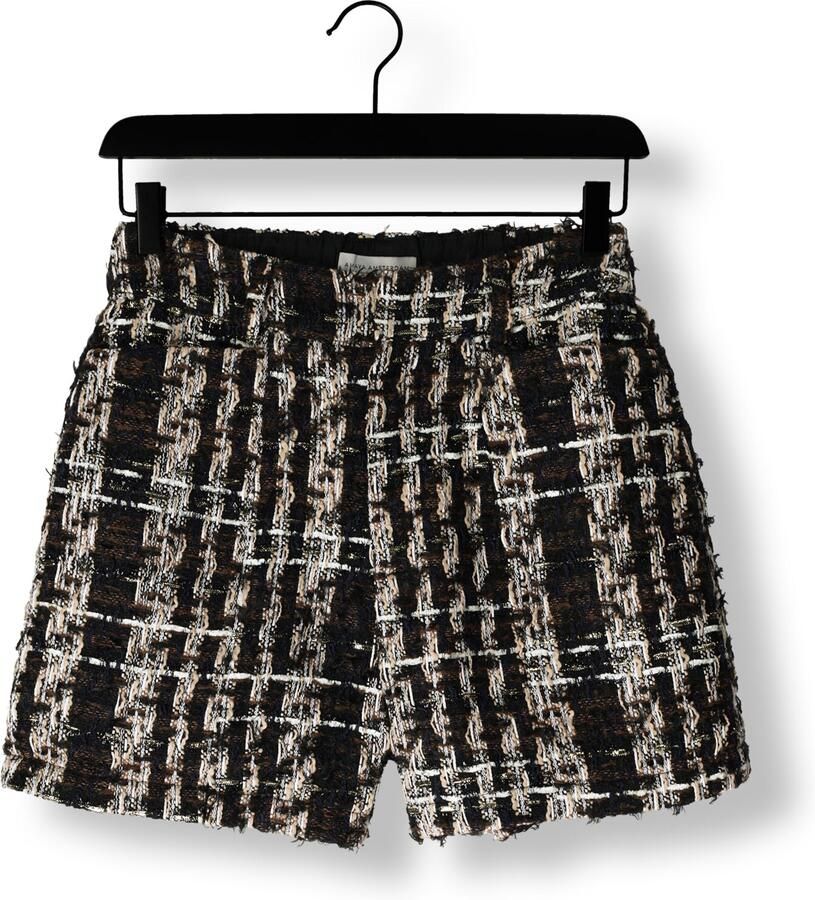 AMAYA Amsterdam straight high waist casual short zwart