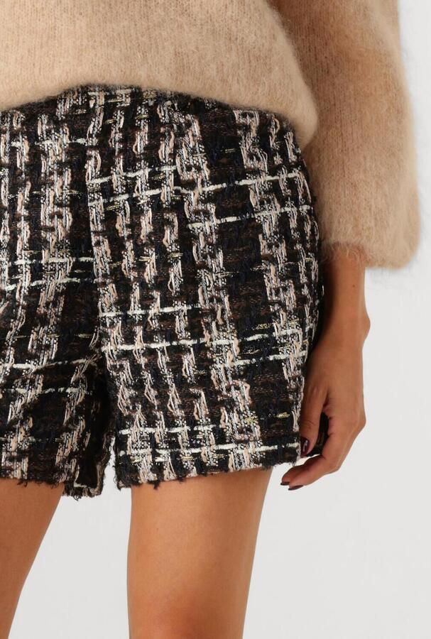 AMAYA Amsterdam straight high waist casual short zwart - Foto 3