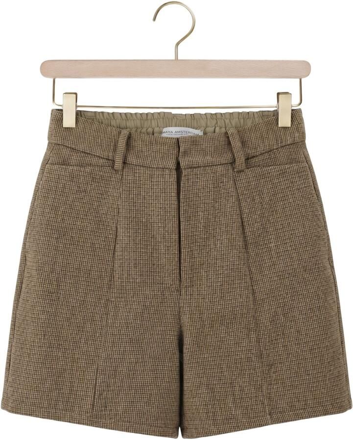AMAYA AMSTERDAM Dames Broeken Riley Short Bruin - Foto 2