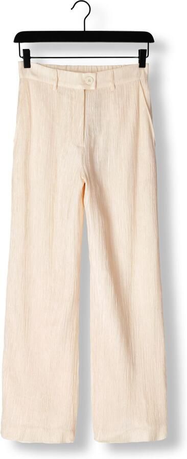 AMAYA Amsterdam straight regular waist broek ecru - Foto 3