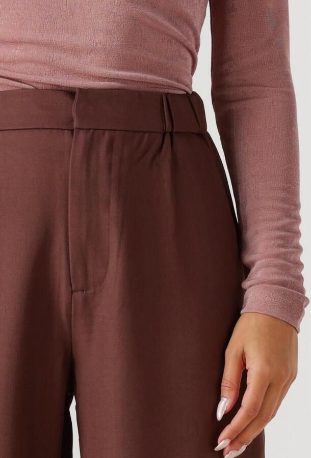 AMAYA AMSTERDAM Dames Broeken Vera Pants Bruin - Foto 3