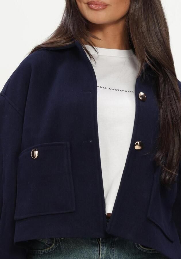 AMAYA AMSTERDAM Dames Jassen Bloom Jacket Donkerblauw - Foto 4
