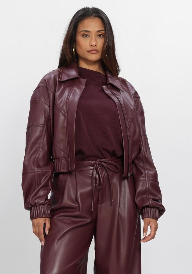 AMAYA AMSTERDAM Dames Jassen Riven Jacket Bordeaux