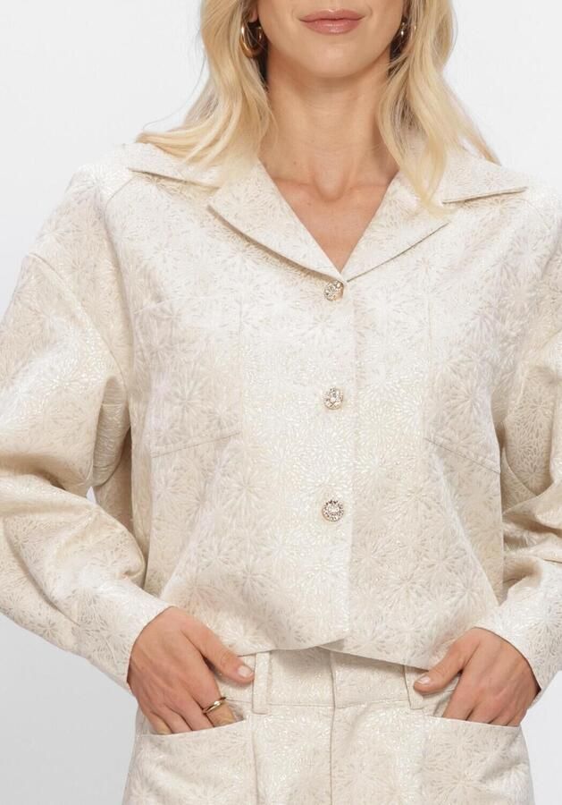 AMAYA AMSTERDAM Dames Jassen Salia Jacket Creme - Foto 4