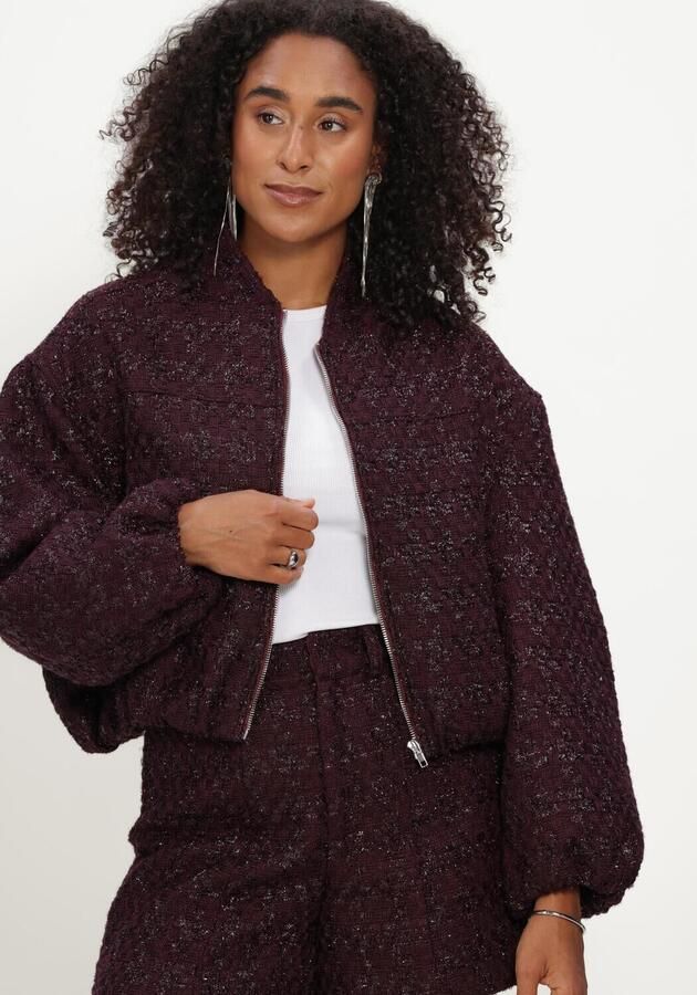 AMAYA AMSTERDAM Dames Jassen Snowfall Jacket Bordeaux - Foto 4