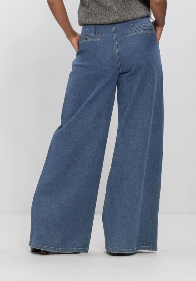AMAYA Amsterdam high waist wide leg jeans medium blauw - Foto 2