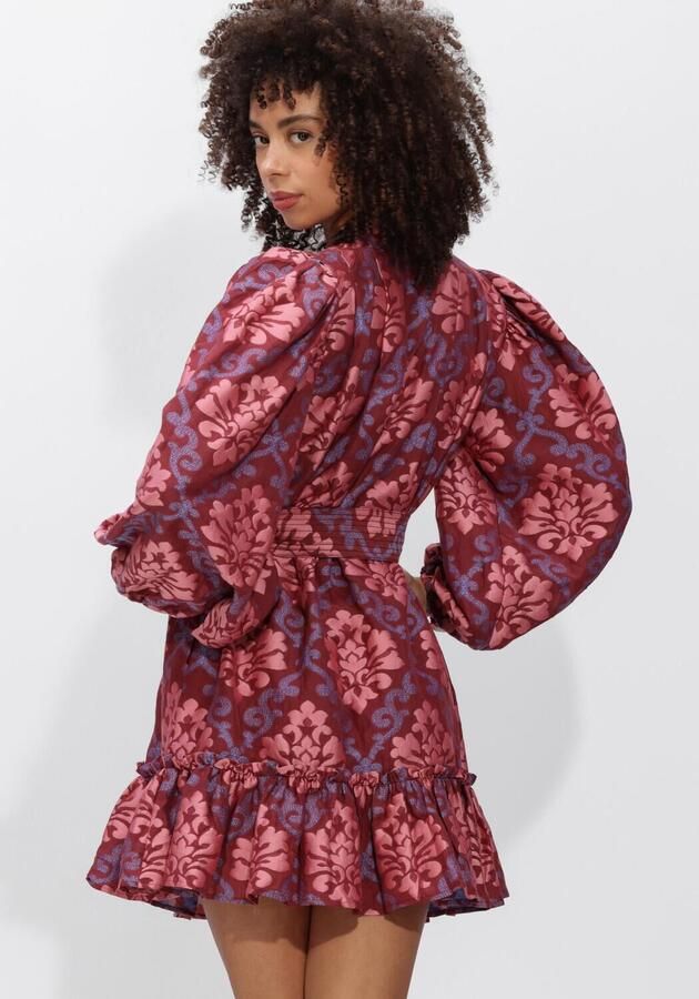 AMAYA Amsterdam korte jurk met paisley print roze - Foto 2