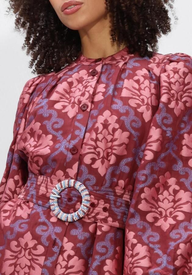 AMAYA Amsterdam korte jurk met paisley print roze - Foto 3