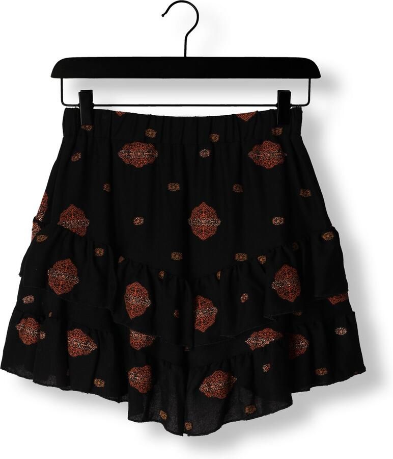 Amaya Amsterdam Zwarte Capri Rok Multicolor Dames