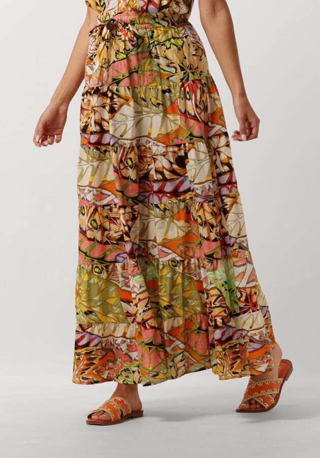 Amaya Amsterdam Kleurrijke Maxi Rok Jennifer Multicolor Dames - Foto 3