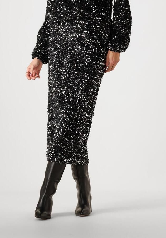 Amaya Amsterdam Glamoureuze Zwarte Midi Rok Black Dames - Foto 3