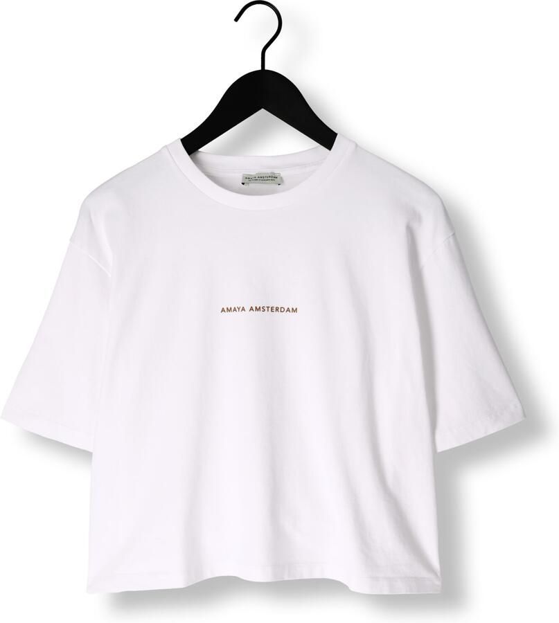 AMAYA AMSTERDAM Dames Tops & T-shirts Bailey Wit