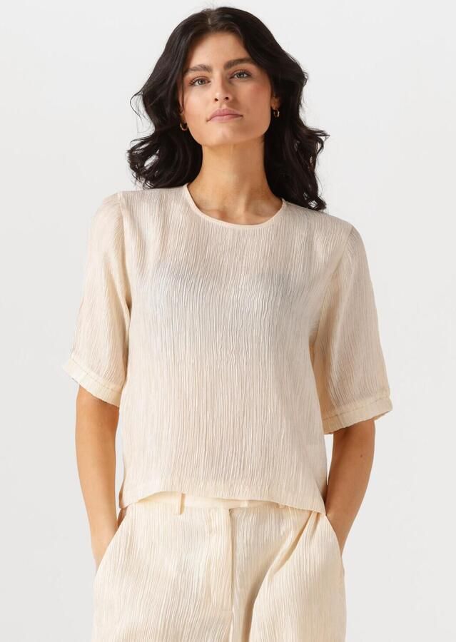 AMAYA AMSTERDAM Dames Tops & T-shirts Danielle Top Ecru - Foto 4