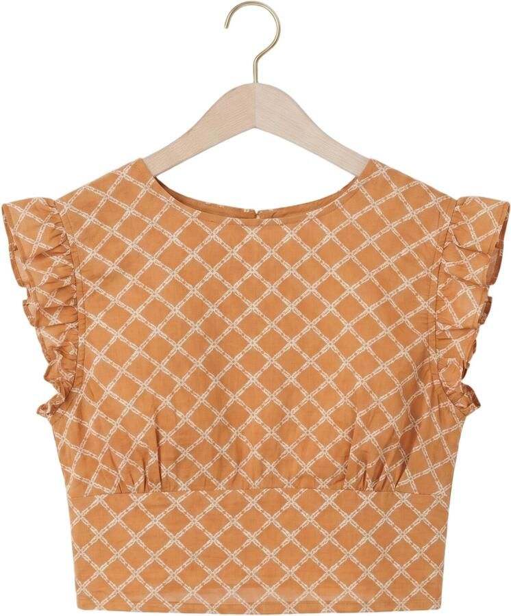 AMAYA AMSTERDAM Dames Tops & T-shirts Dillia Oranje - Foto 2