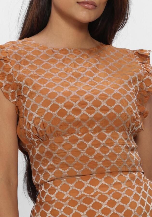 AMAYA AMSTERDAM Dames Tops & T-shirts Dillia Oranje - Foto 4