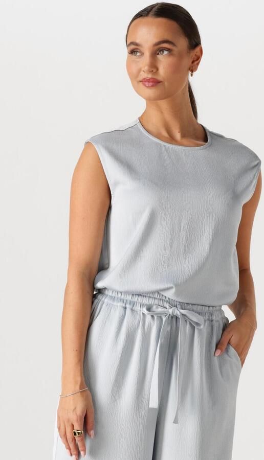 AMAYA AMSTERDAM Dames Tops & T-shirts Fleur Lichtblauw