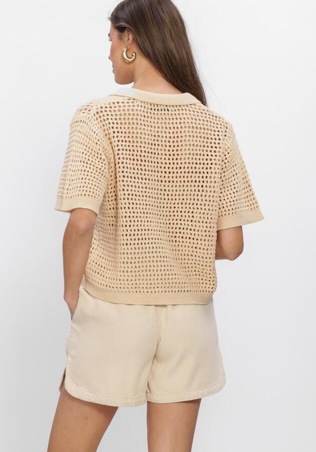 AMAYA AMSTERDAM Dames Tops & T-shirts Lewis Knitwear Beige - Foto 3
