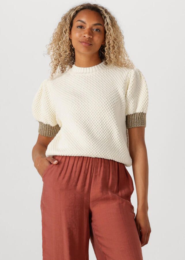 AMAYA AMSTERDAM Dames Tops & T-shirts Liv Knitwear Wit - Foto 4