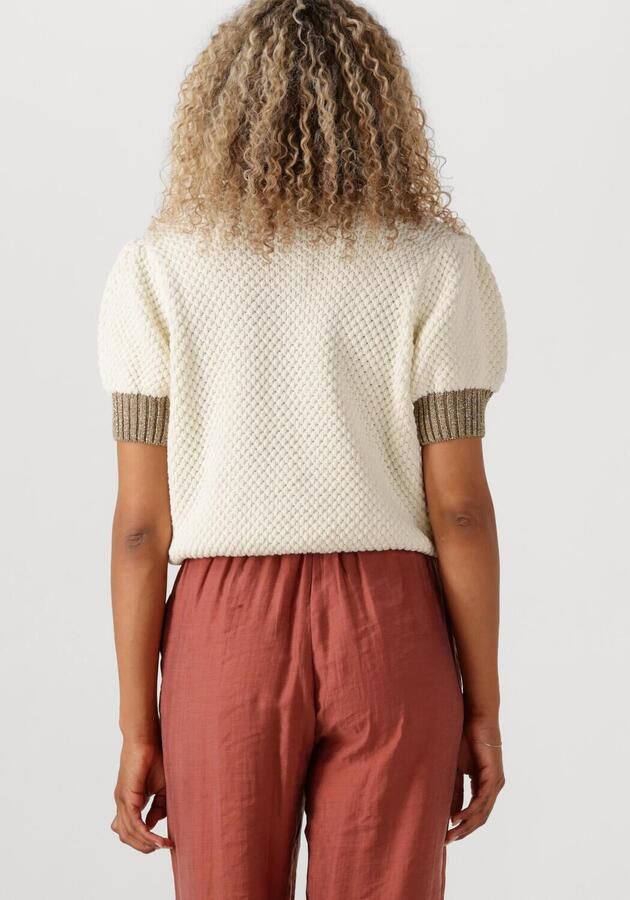AMAYA AMSTERDAM Dames Tops & T-shirts Liv Knitwear Wit - Foto 2