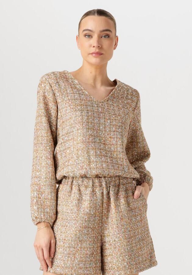 AMAYA AMSTERDAM Dames Tops & T-shirts Melody Goud - Foto 4