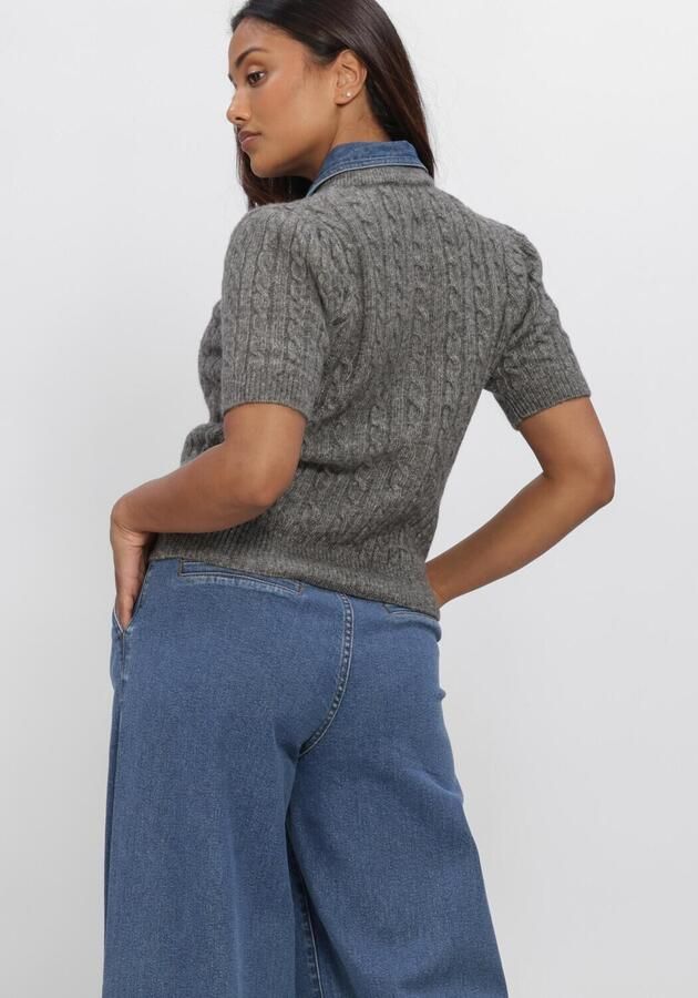AMAYA AMSTERDAM Dames Truien & Vesten Alou Knitwear Grijs - Foto 4