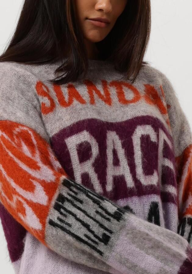 Amaya Amsterdam Stijlvolle Amsterdam Pullover voor Racen Orange Dames - Foto 3