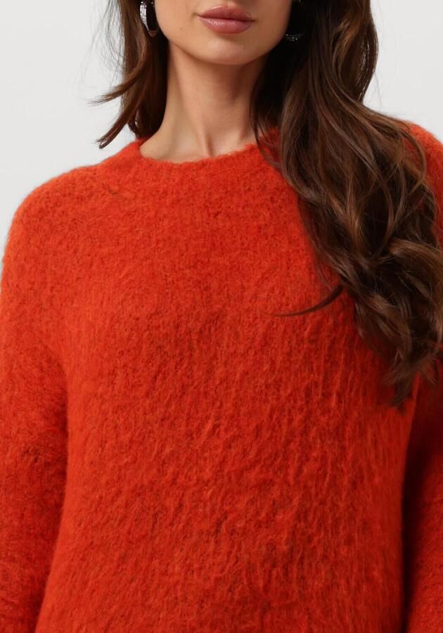 AMAYA AMSTERDAM Dames Truien & Vesten Bobbie Knitwear Oranje - Foto 3