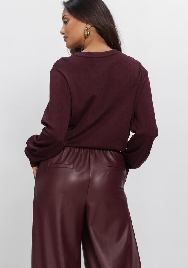 AMAYA AMSTERDAM Dames Truien & Vesten Jadyn Knitwear Bordeaux - Foto 2