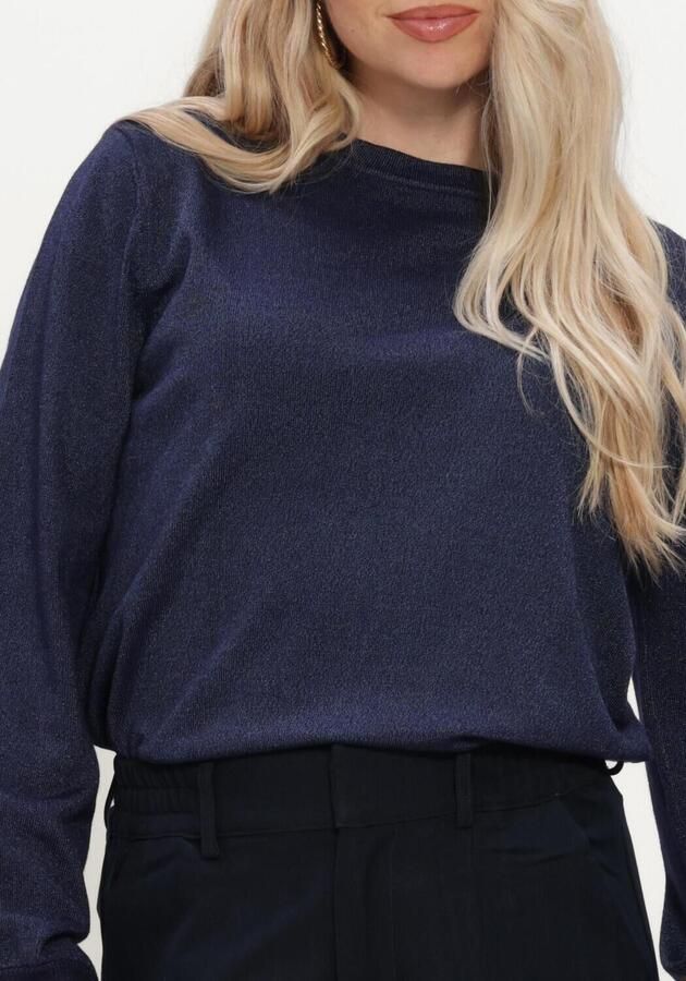 AMAYA AMSTERDAM Dames Truien & Vesten Jadyn Knitwear Donkerblauw - Foto 3