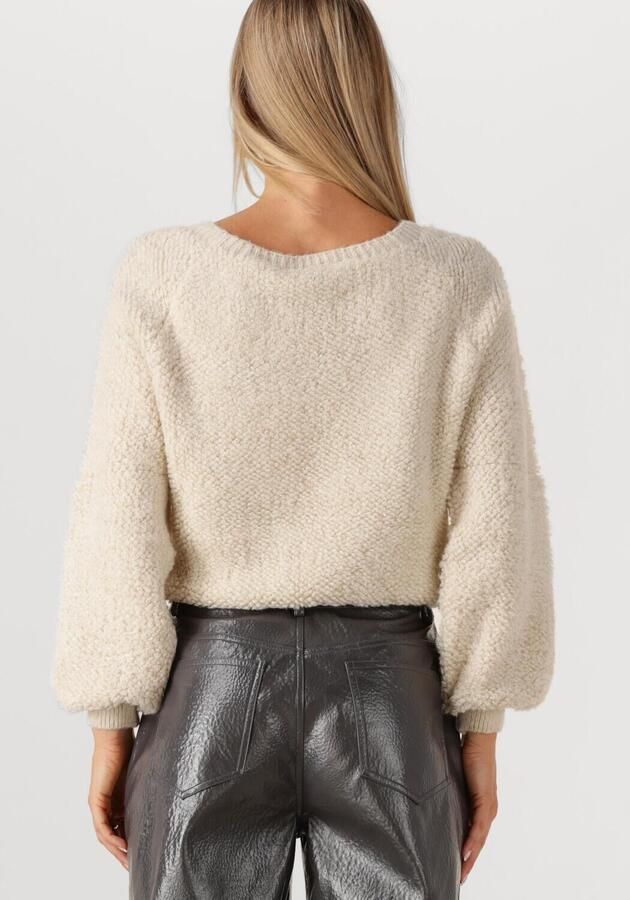 AMAYA AMSTERDAM Dames Truien & Vesten Jessie Knitwear Ecru - Foto 2