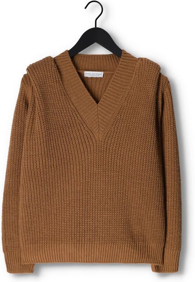 Amaya Amsterdam Jordan Gebreide Dames Truien & Vesten Brown Dames - Foto 2