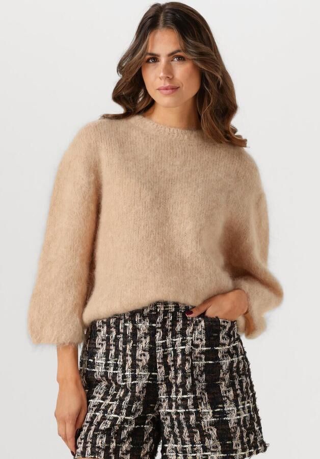 AMAYA AMSTERDAM Dames Truien & Vesten Kiki Beige - Foto 4