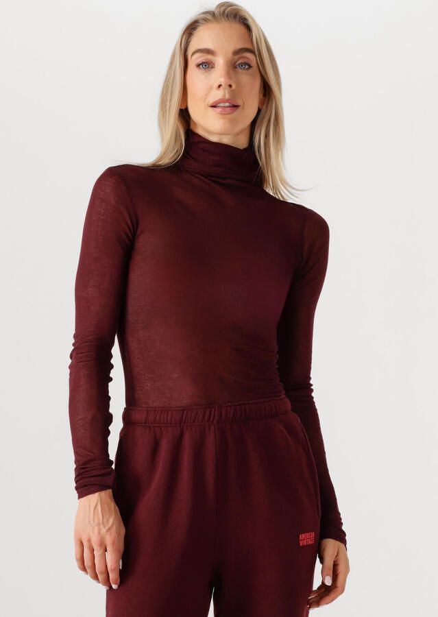 AMERICAN VINTAGE Dames Tops & T-shirts Massachusetts Bordeaux - Foto 4