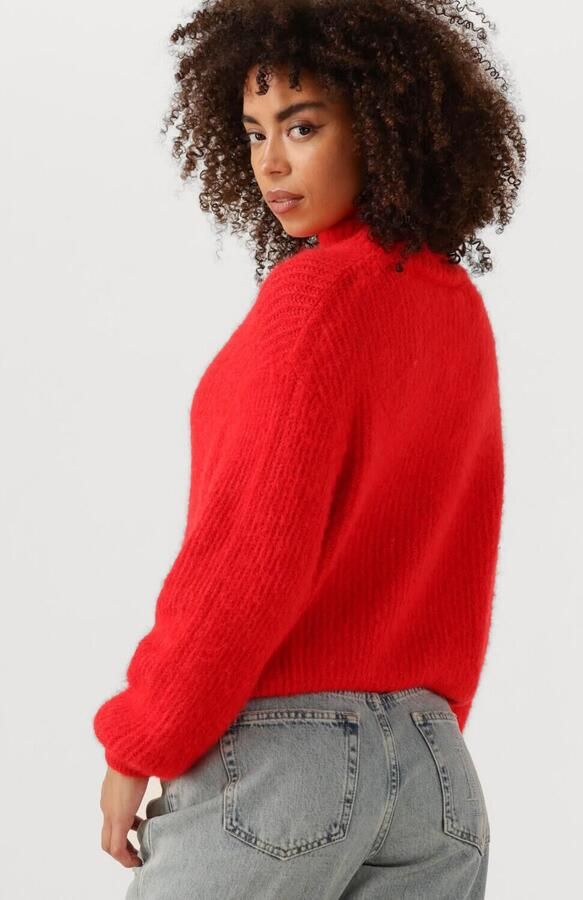 American vintage Gezellige Gebreide Trui met Oversized Pasvorm Red Dames - Foto 4