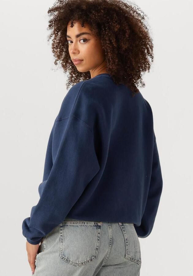 American vintage Zachte Cropped Sweatshirt met Ronde Hals Blue Dames - Foto 2