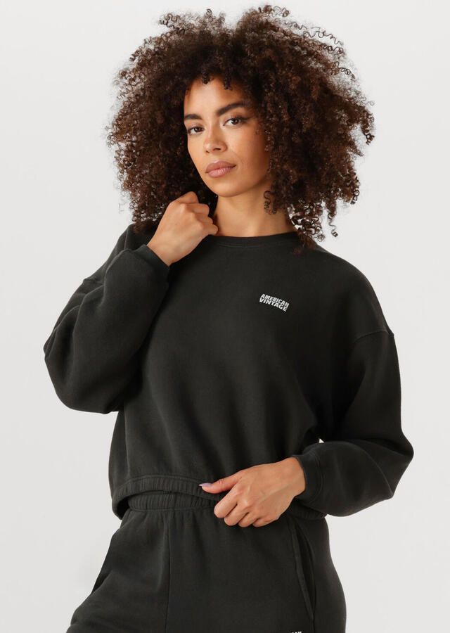 American vintage Izubird Zwarte Trui met Ronde Hals Black Dames - Foto 4