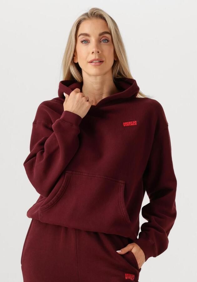 AMERICAN VINTAGE Dames Truien & Vesten Izubird S Bordeaux - Foto 4