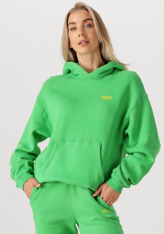 AMERICAN VINTAGE Dames Truien & Vesten Izubird S Groen - Foto 4