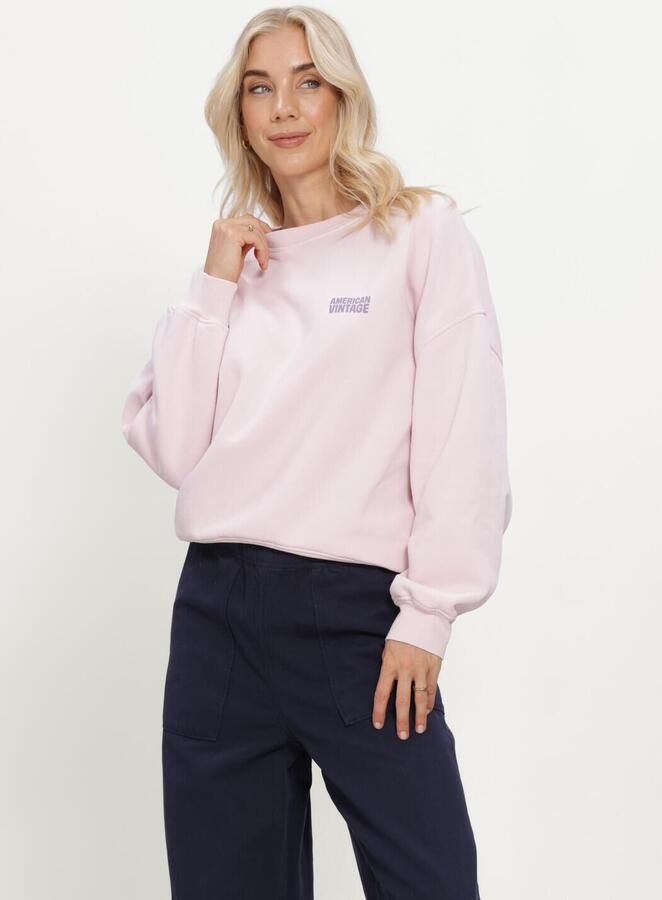 AMERICAN VINTAGE Dames Truien & Vesten Plizzy Lichtroze