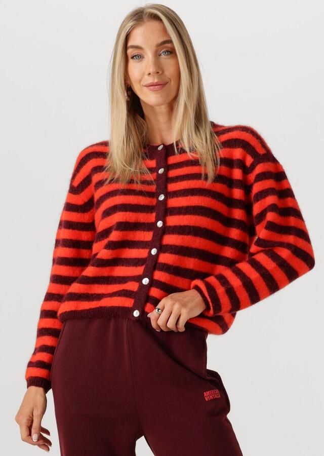 AMERICAN VINTAGE Dames Truien & Vesten Vitow Bordeaux - Foto 4