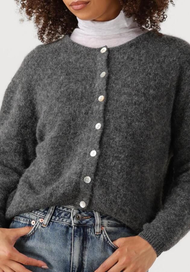 AMERICAN VINTAGE Dames Truien & Vesten Vitow Cardigan Donkergrijs - Foto 2