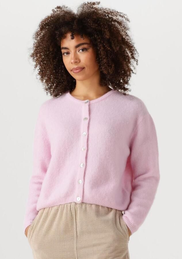 AMERICAN VINTAGE Dames Truien & Vesten Vitow Cardigan Lichtroze - Foto 4