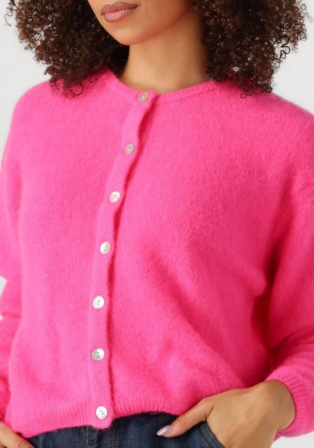 American vintage Neonroze gemêleerde cardigan met knoopsluiting Pink Dames - Foto 2