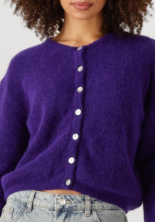 AMERICAN VINTAGE Dames Truien & Vesten Vitow Cardigan Paars - Foto 2