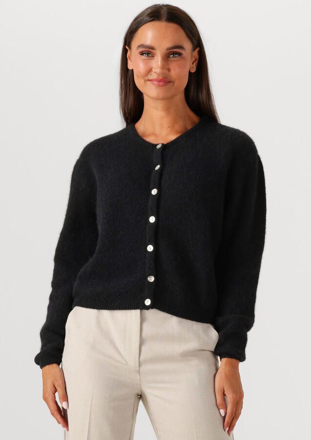 AMERICAN VINTAGE Dames Truien & Vesten Vitow Cardigan Zwart - Foto 4