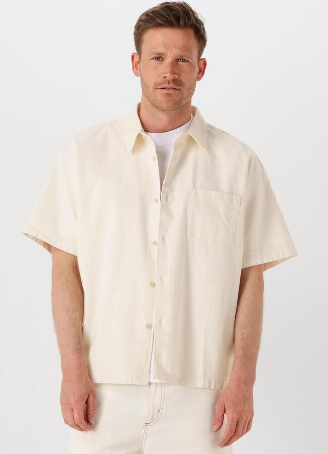 AMERICAN VINTAGE Heren Overhemden Koybay Ecru - Foto 4