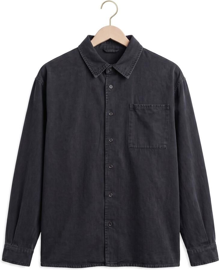 AMERICAN VINTAGE Heren Overshirts Lycaz Overshirt Donkerblauw - Foto 2
